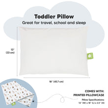 Load image into Gallery viewer, Toddler Pillow with Pillowcase (The Wild)
