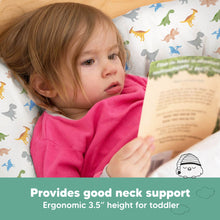 Load image into Gallery viewer, Toddler Pillow with Pillowcase (Roarsome)

