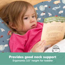 Load image into Gallery viewer, Toddler Pillow with Pillowcase (Up &amp; Away)
