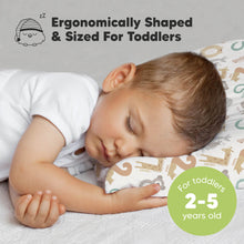 Load image into Gallery viewer, Toddler Pillow with Pillowcase (Wild Count)
