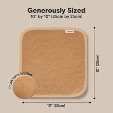 Load image into Gallery viewer, Deluxe Baby Washcloths (Toast)
