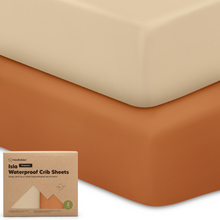 Load image into Gallery viewer, 2-Pack Isla [Protect+] Waterproof Crib Sheets
