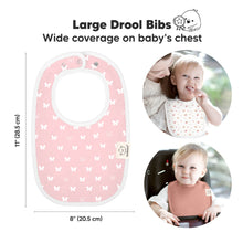 Load image into Gallery viewer, 8-Pack Urban Drool Bibs (Butterflies)
