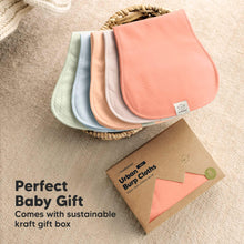 Load image into Gallery viewer, 5-Pack Urban Quin Burp Cloths (Flora Dew)
