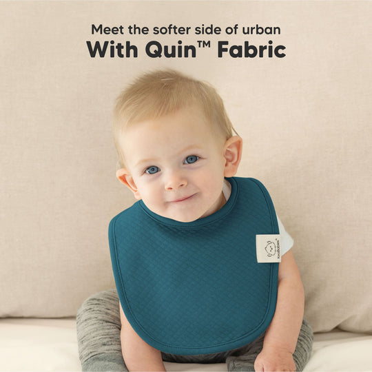 8-Pack Urban Quin Drool Bibs (Eclipse)