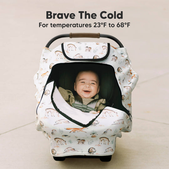 Warmzy Baby Car Seat Cover (Arcadia)