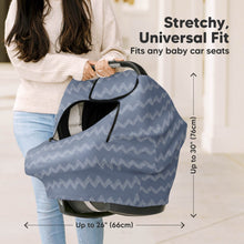 Load image into Gallery viewer, Warmzy Baby Car Seat Cover (Indigo)
