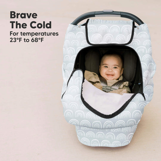 Warmzy Baby Car Seat Cover (Iris)