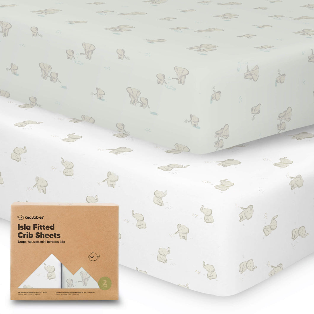 Isla Fitted Crib Sheets (Elly)