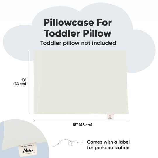Printed Toddler Pillowcase 13X18" (Clay)