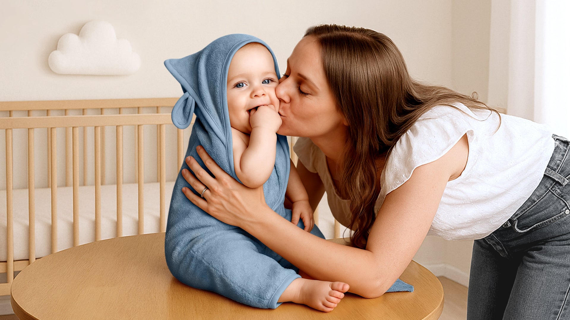 2-Pack Snuggle Hooded Towels 30463371378874