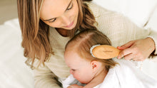 Load and play video in Gallery viewer, Baby Hair Brush (Blush, Oval)
