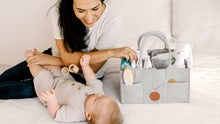 Load and play video in Gallery viewer, Original 2.0 Diaper Caddy (Taupe)

