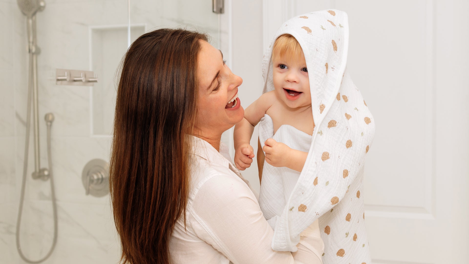 2-Pack Lyra Muslin Hooded Towels 32082041274554