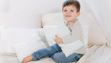 Load and play video in Gallery viewer, Mini Toddler Pillow With Pillowcase (Little Builders)
