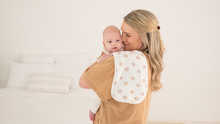 Load and play video in Gallery viewer, Softe Muslin Baby Burp Cloth (Prism)
