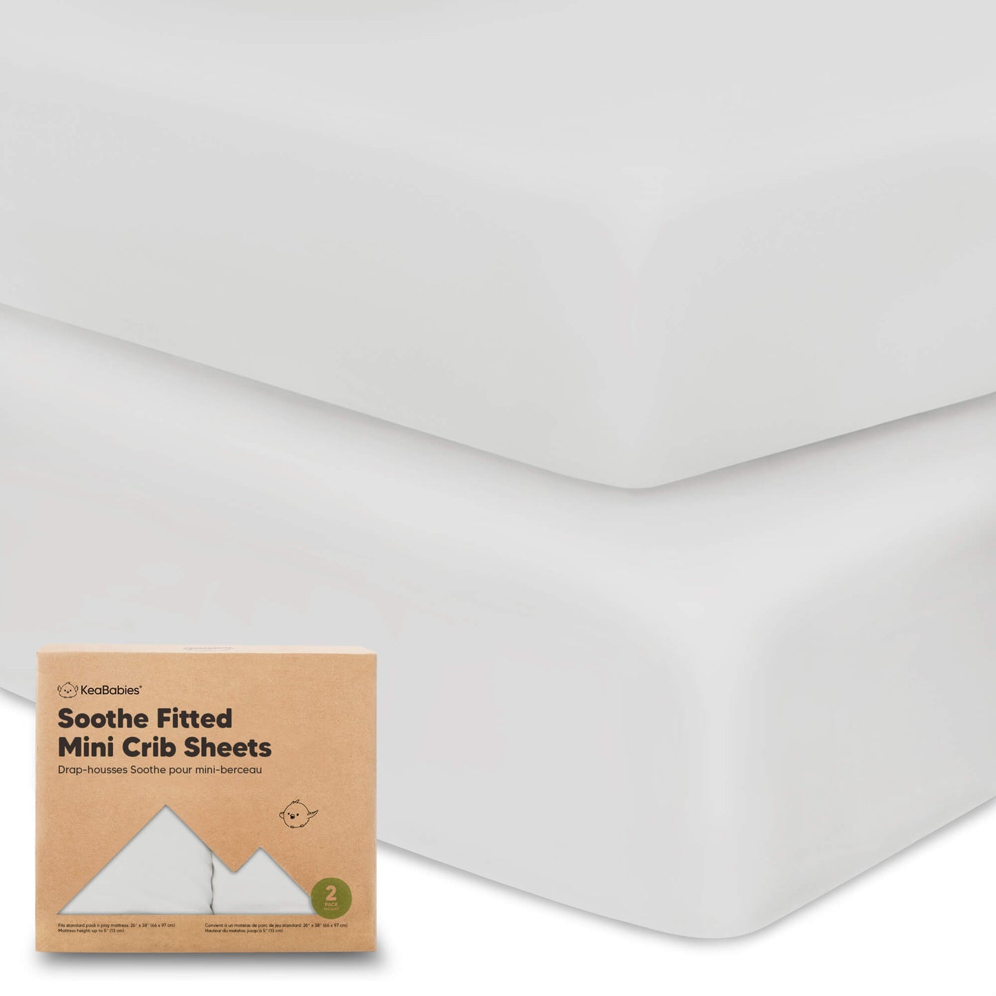 Soothe Fitted Mini Crib Sheet 26132727070906