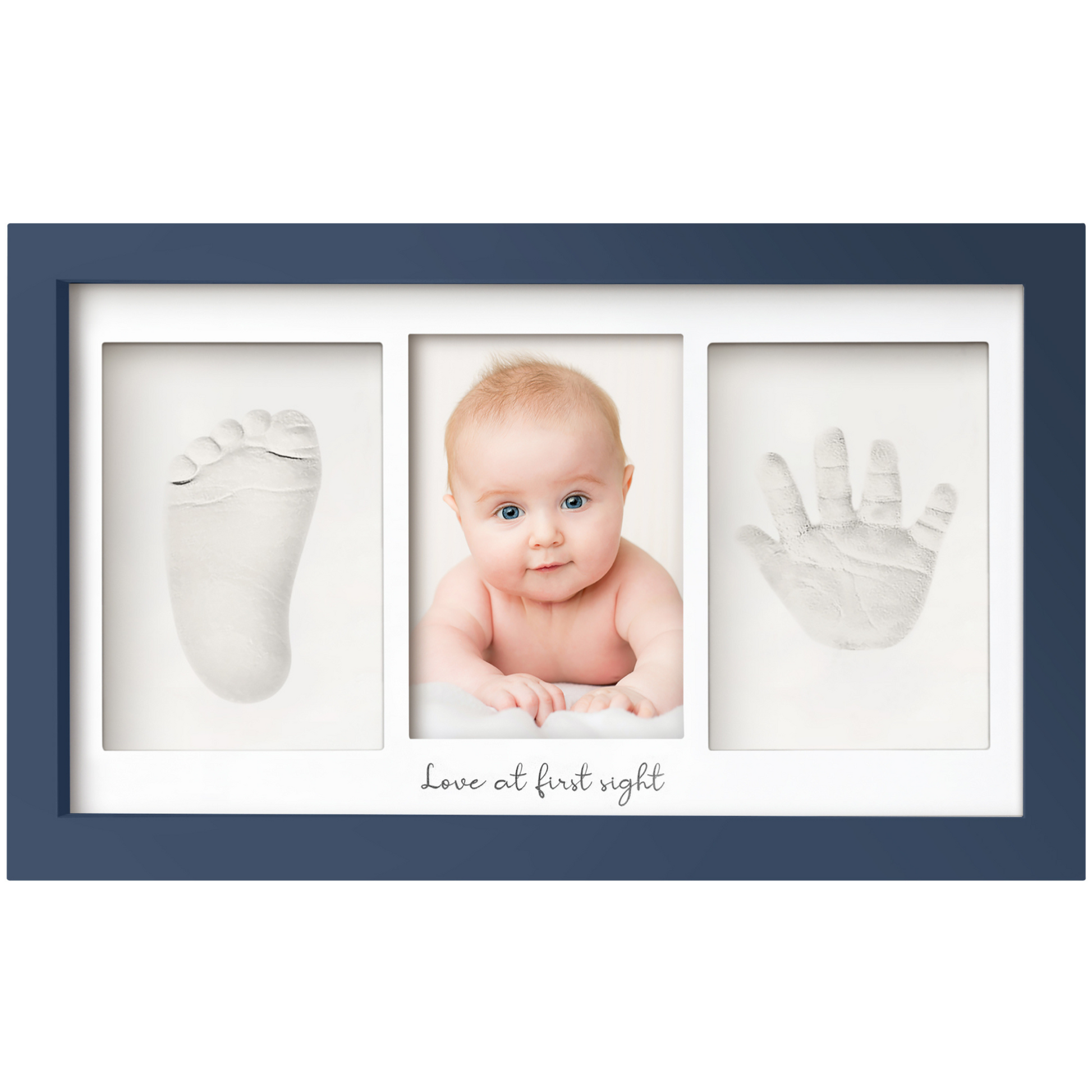 Baby Handprint & Footprint Keepsake Duo Frame 24707317727418