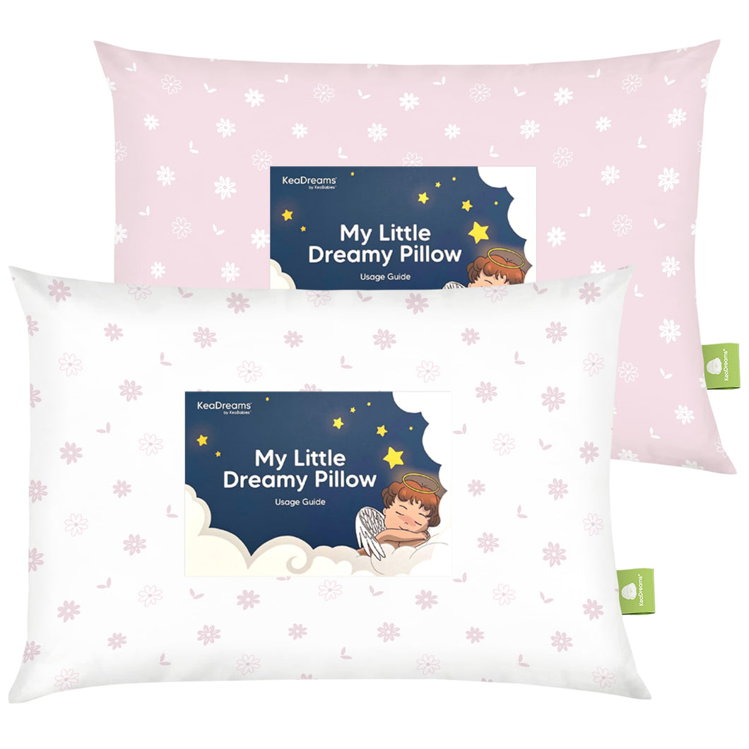 2-Pack Toddler Pillows (Daisy)