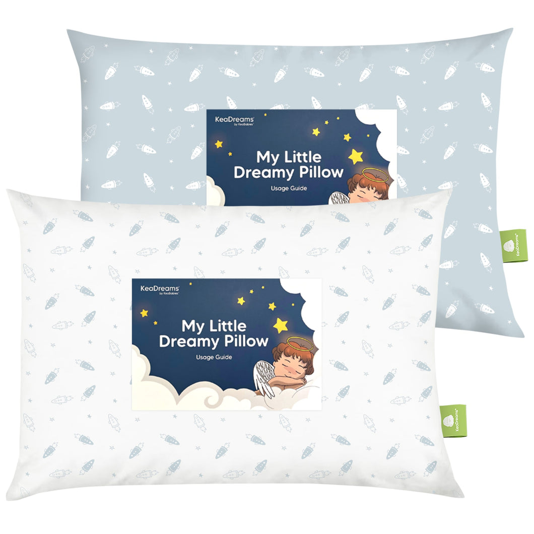 2-Pack Toddler Pillows (Spacecrafts)