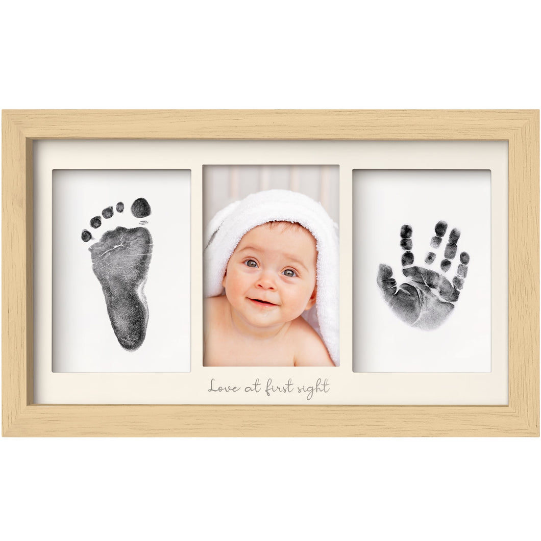 Duo Clean Touch Inkless Hand & Footprint Frame Kit (Ash Wood)