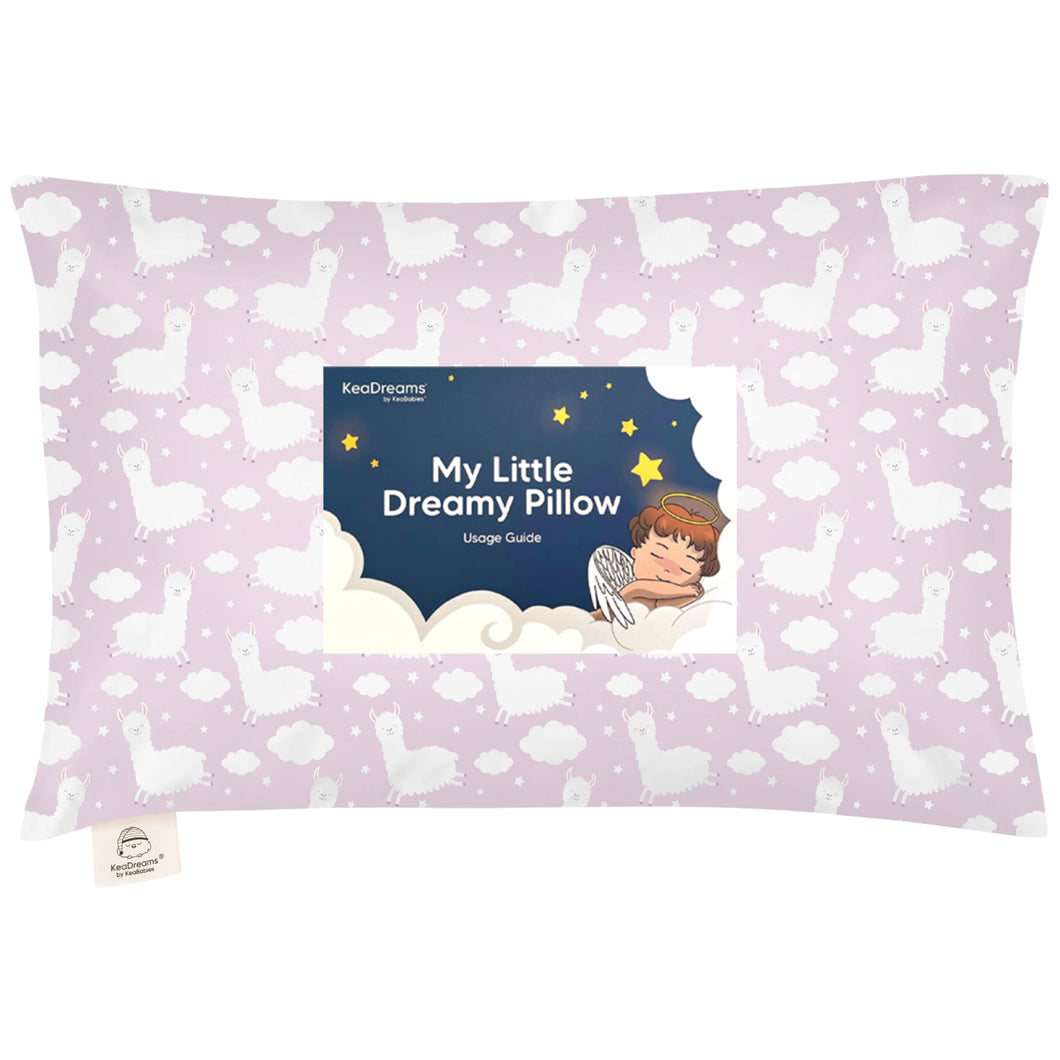 Toddler Pillow with Pillowcase (Alpacas)