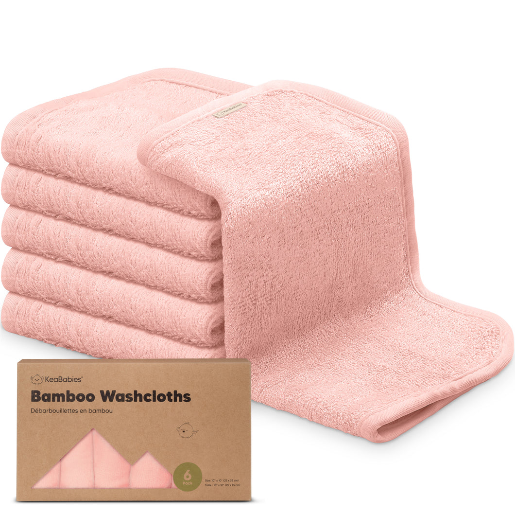 Deluxe Baby Washcloths (Blush Pink)