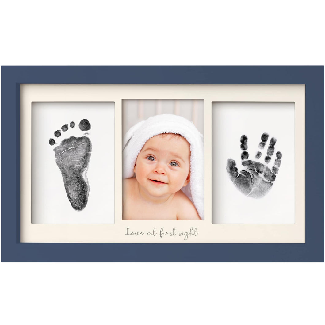 Duo Clean Touch Inkless Hand & Footprint Frame Kit (Midnight Blue)