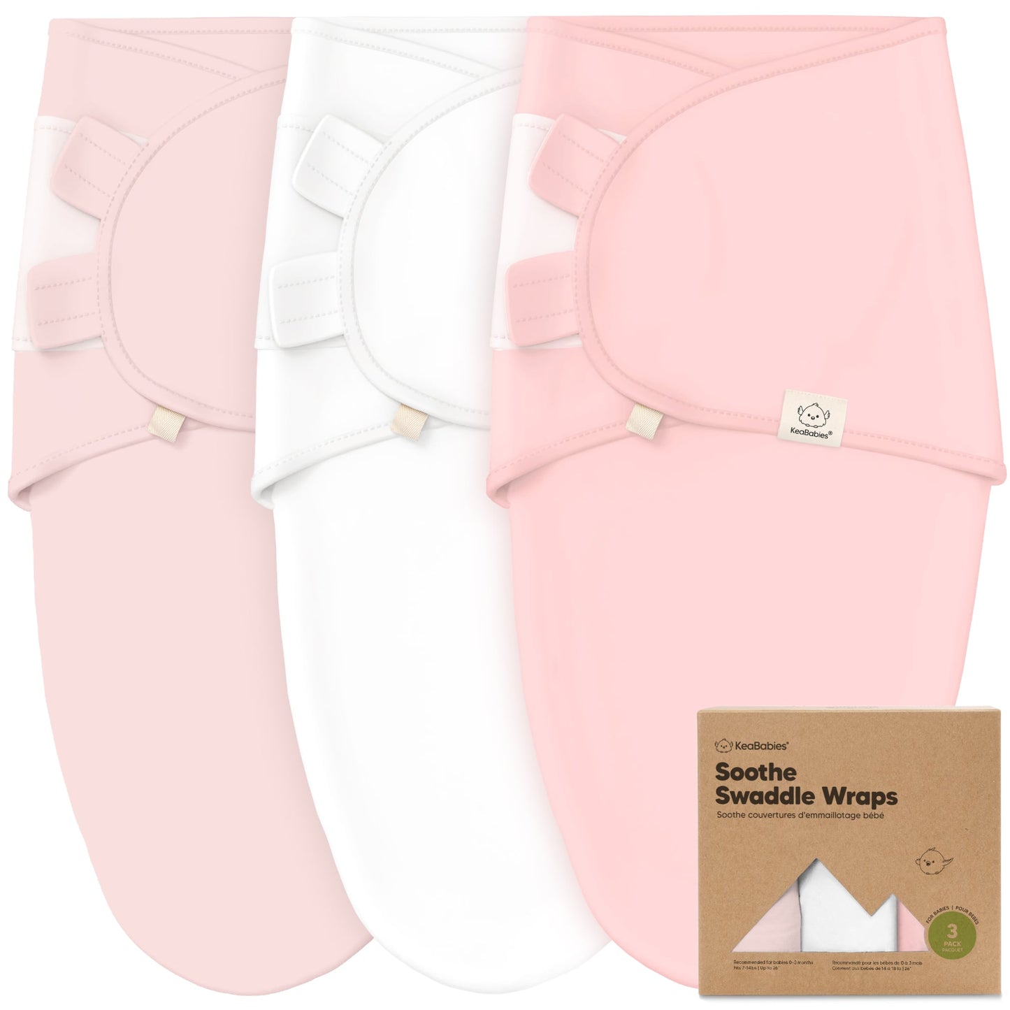 3-Pack Soothe Swaddle Wraps 25530780025018