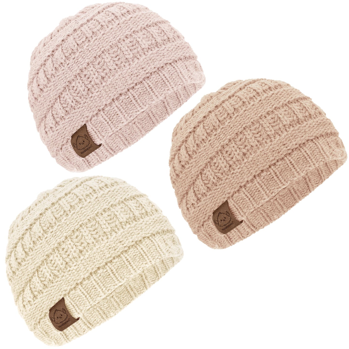 3-Pack Warmzy Baby Beanies 25512576024762