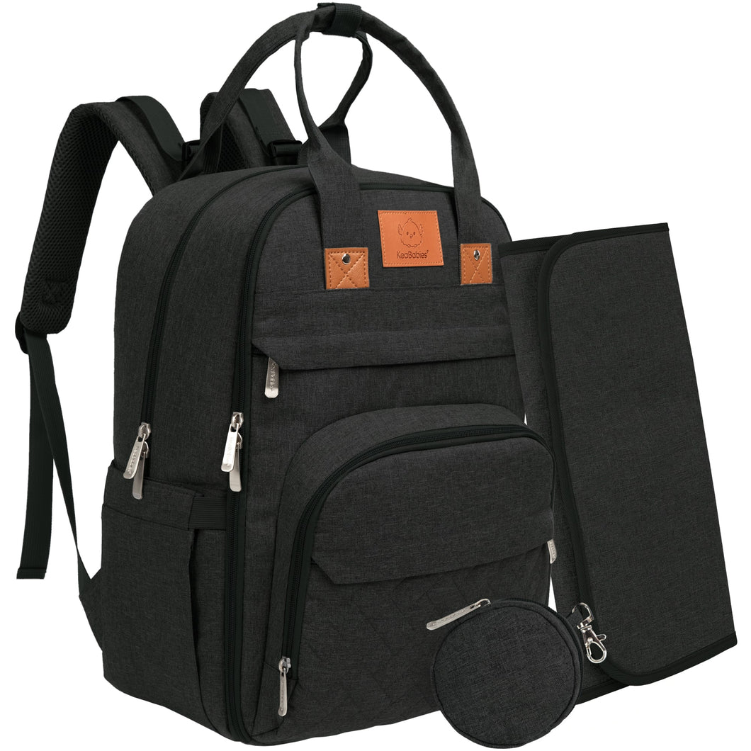 Rove Diaper Bag (Trendy Black)