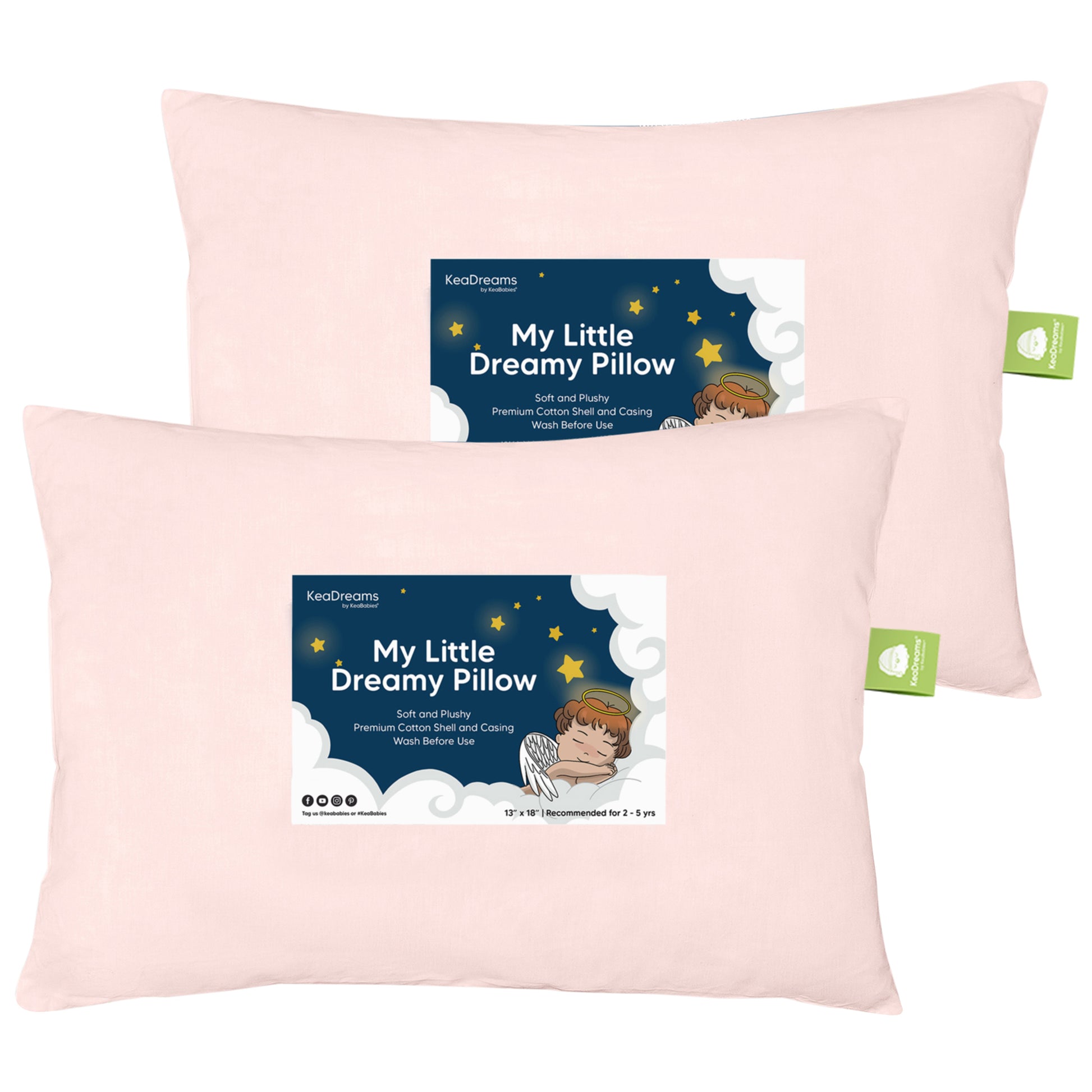 2-Pack Toddler Pillows Without Pillowcase 24748434489530