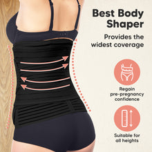 Load image into Gallery viewer, Revive 3-in-1 Postpartum Recovery Support Belt (Midnight Black)
