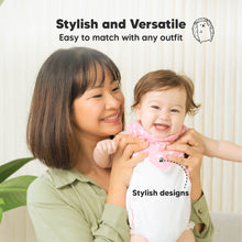 Load image into Gallery viewer, 8-Pack Organic Bandana Bibs (Girl)
