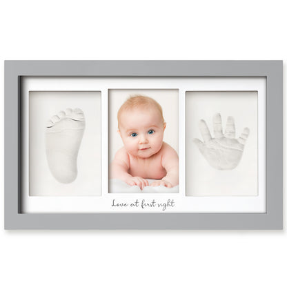Baby Handprint & Footprint Keepsake Duo Frame 23865375228090
