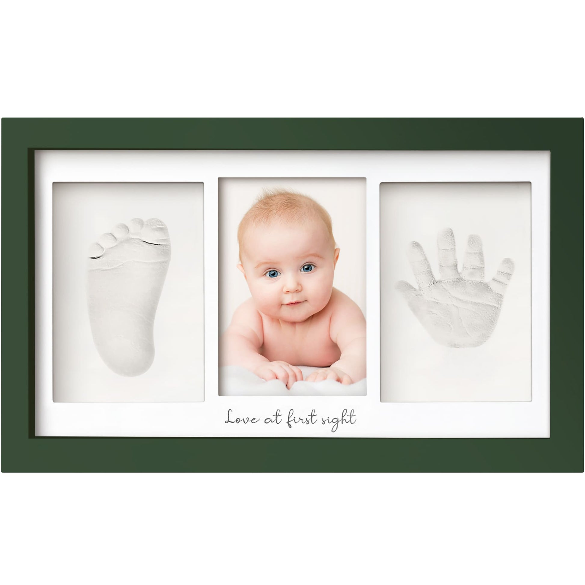 Baby Handprint & Footprint Keepsake Duo Frame 24939449024698