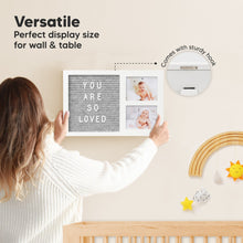 Load image into Gallery viewer, Heartfelt Picture Frame with Felt Letterboard
