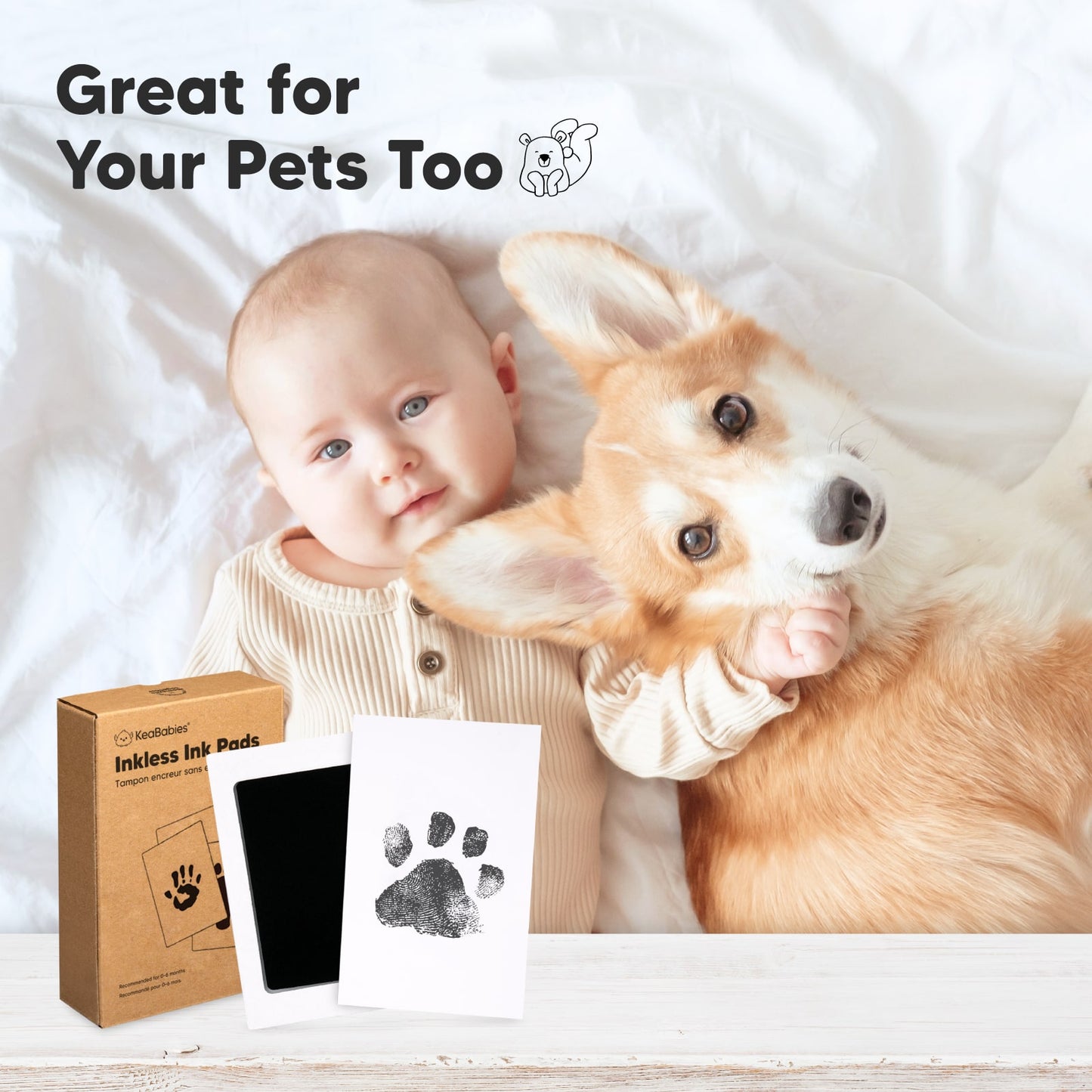 Great for your pets too for capturing paw prints.
 25380028022970