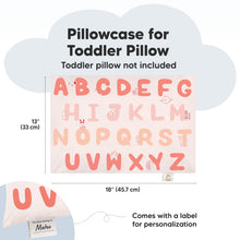 Load image into Gallery viewer, Printed Toddler Pillowcase 13X18&quot; (KeaABC Sakura)

