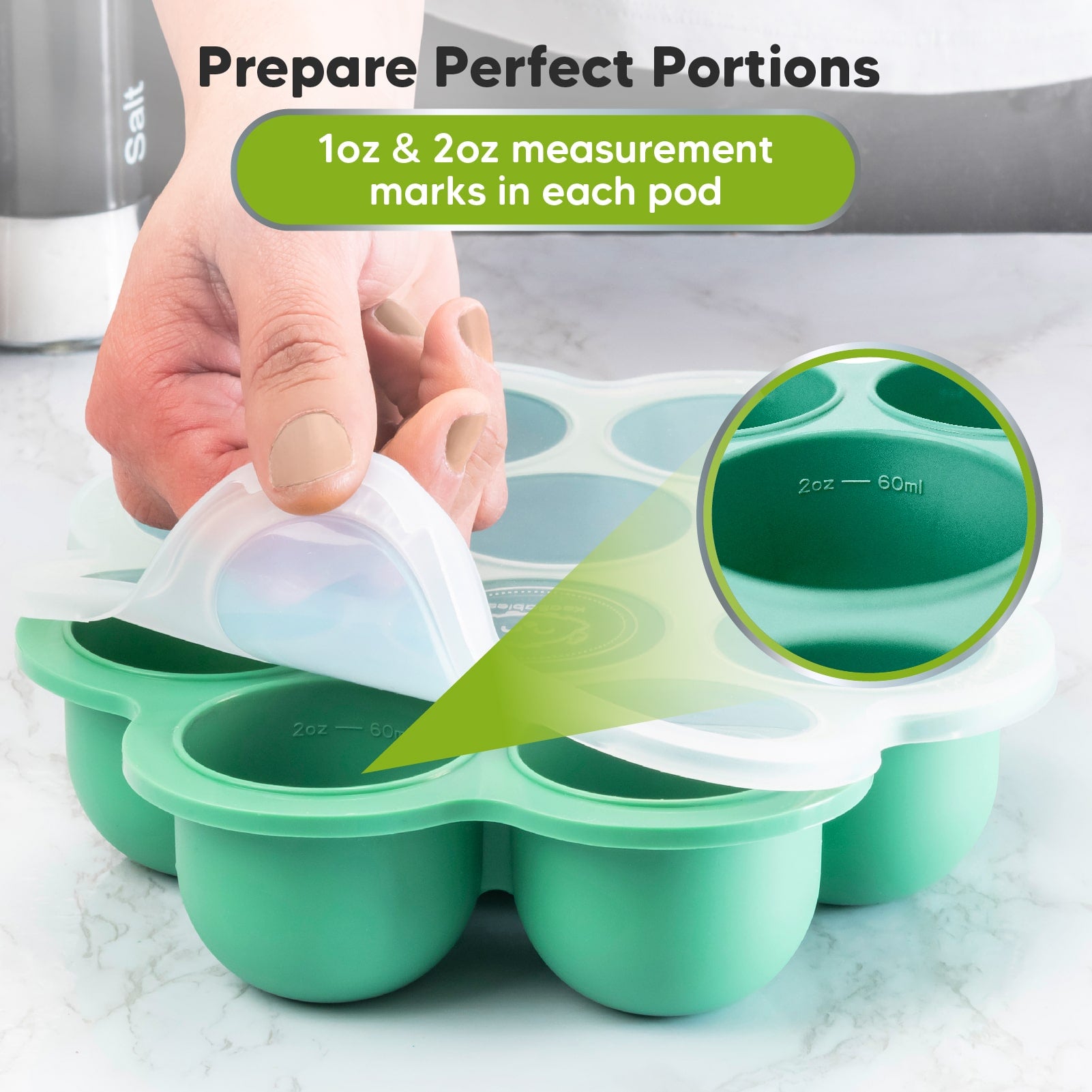 Catinbow Silicone Food Molds - Baby Food Nipple Tray | Silicone Baby Food Freezer Tray | Baby Sausage Mold | Food Storage Container for Homemade Baby