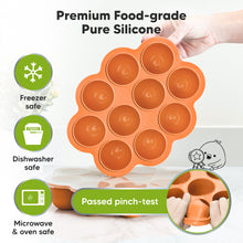 Baby Food Tray  Silicone Baby Food Freezer Tray with Easy Clip-on Lid –  KeaBabies