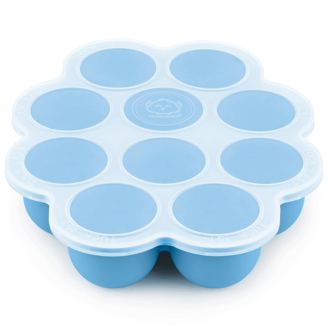 Prep Silicone Baby Food Tray (Misty Blue)