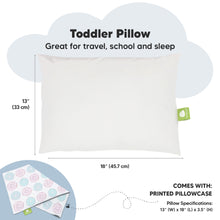 Load image into Gallery viewer, Toddler Pillow with Pillowcase (Donuts)
