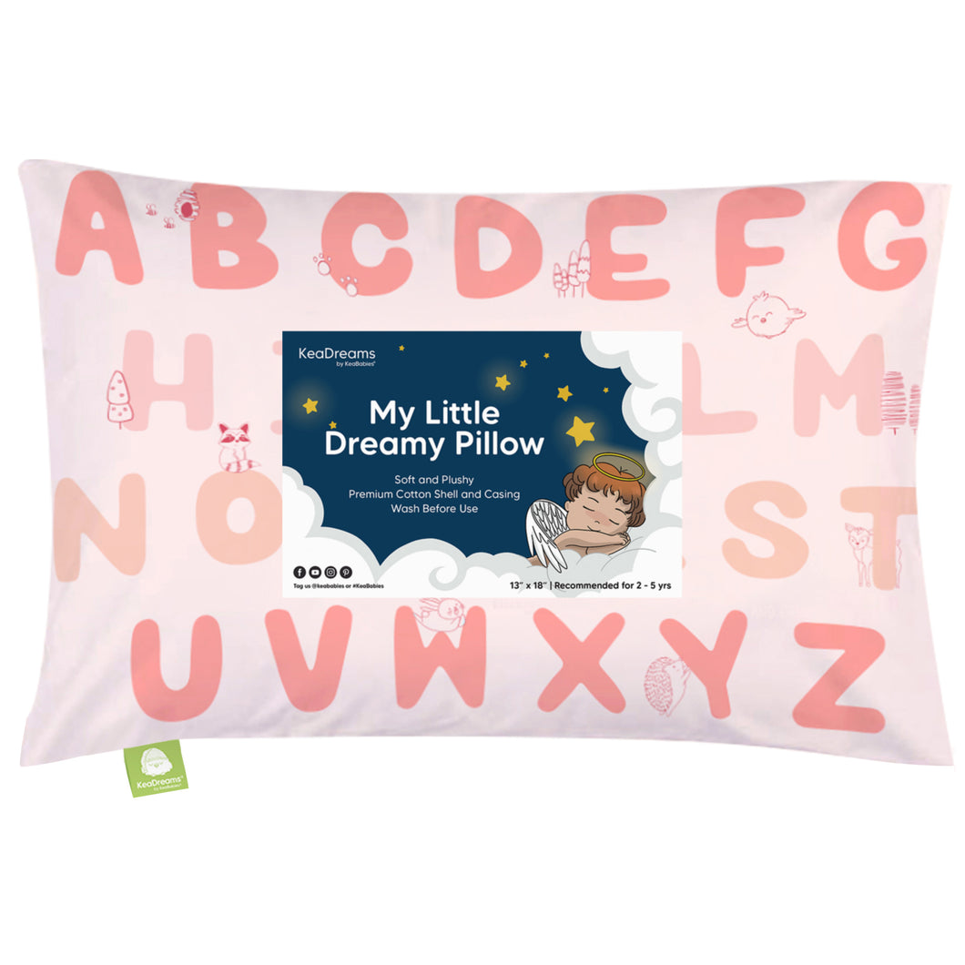 Toddler Pillow with Pillowcase (KeaABC Sakura)