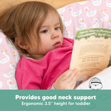 Load image into Gallery viewer, Toddler Pillow with Pillowcase (Swan Lake)

