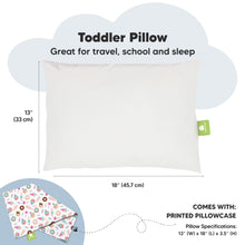 Load image into Gallery viewer, Toddler Pillow with Pillowcase (Sweet Tooth)
