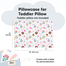 Load image into Gallery viewer, Printed Toddler Pillowcase 13X18&quot; (Sweet Tooth)
