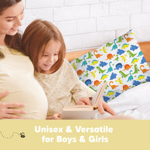 Load image into Gallery viewer, Printed Toddler Pillowcase 13X18&quot; (Happy Dino)

