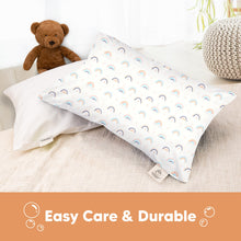 Load image into Gallery viewer, Printed Toddler Pillowcase 13X18&quot; (Jolly Rainbow)
