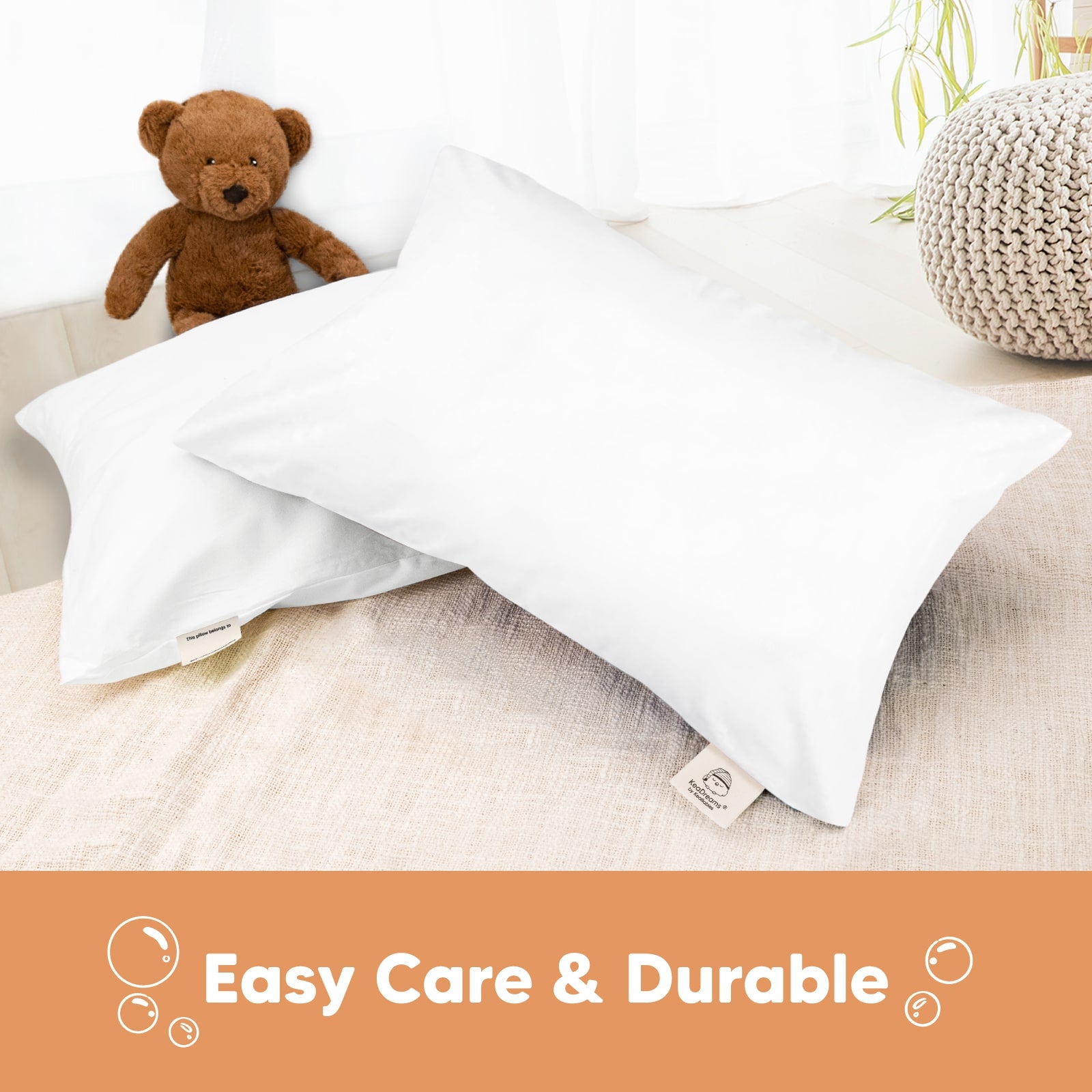 Easy Care & Durable.
 25479660044474